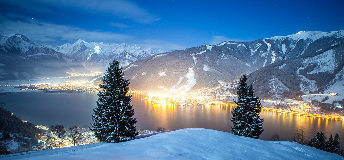 Zell am See-Kaprun at night